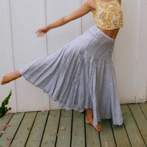 cp shades lily skirt striped linen